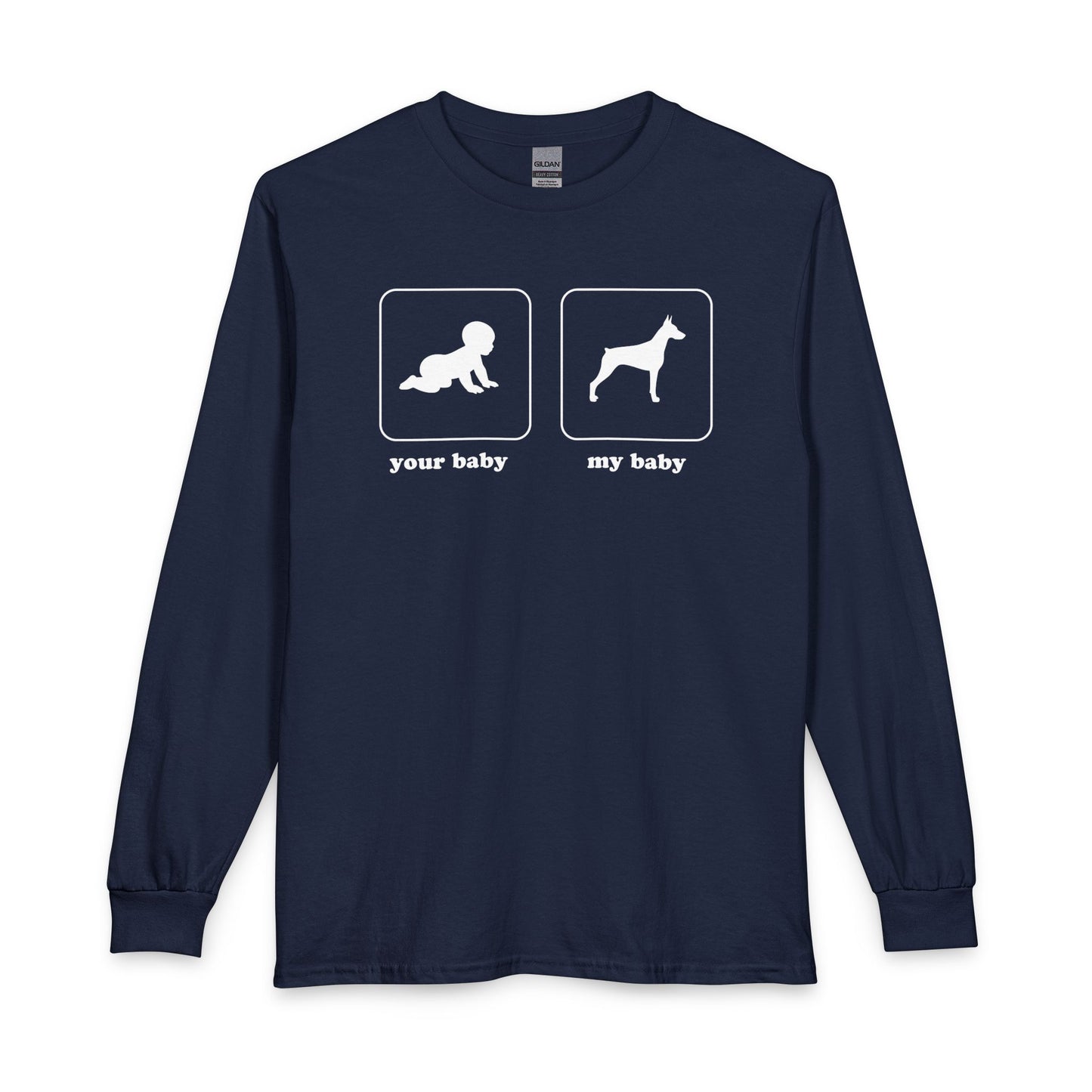 Doberman Baby Long Sleeve