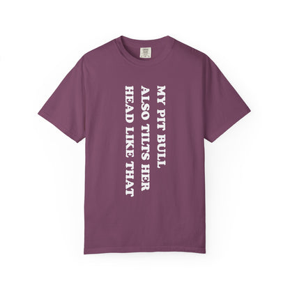 Pit Bull Tilts Her Head Premium Tee