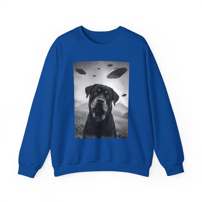 Rottweiler UFO Crewneck Sweatshirt