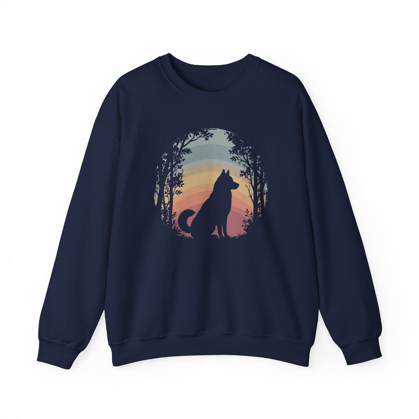 Husky Nature Crewneck Sweatshirt Navy