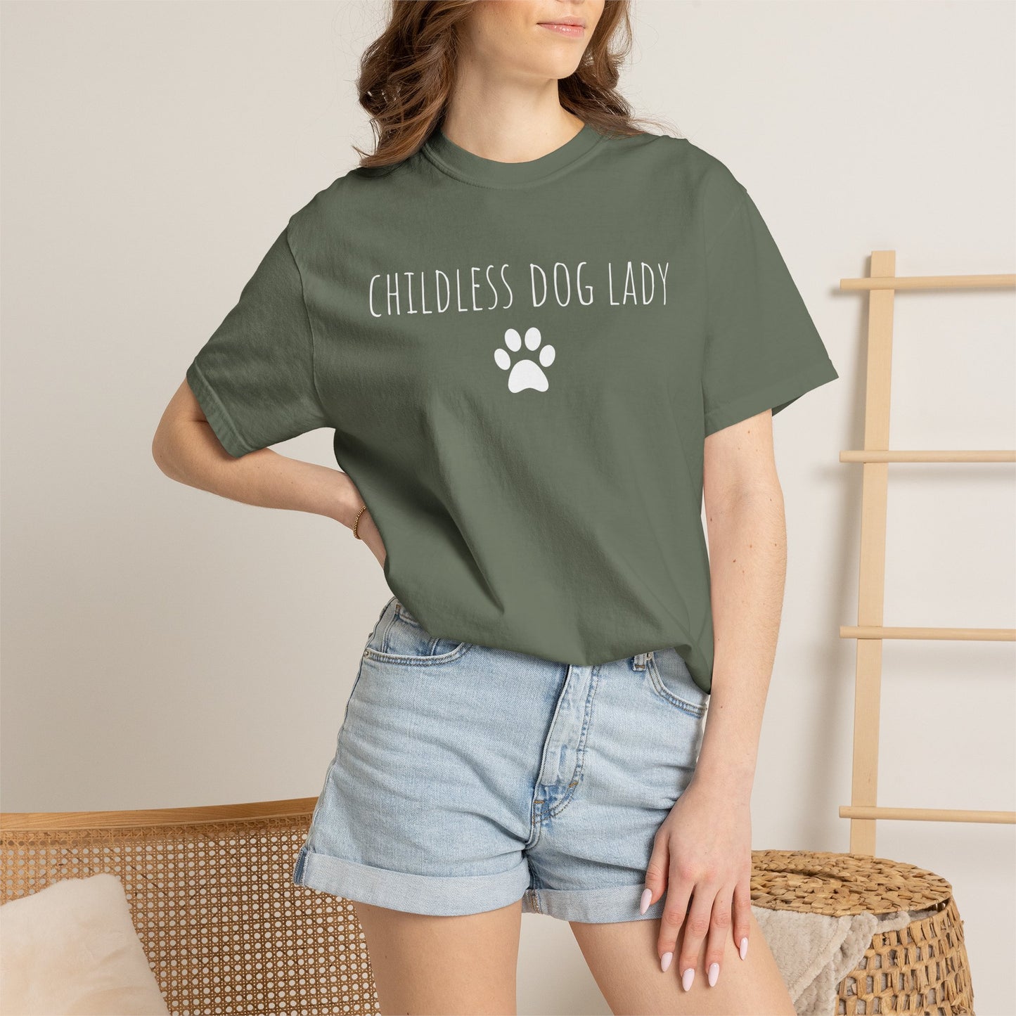 Childless Dog Lady Premium Tee
