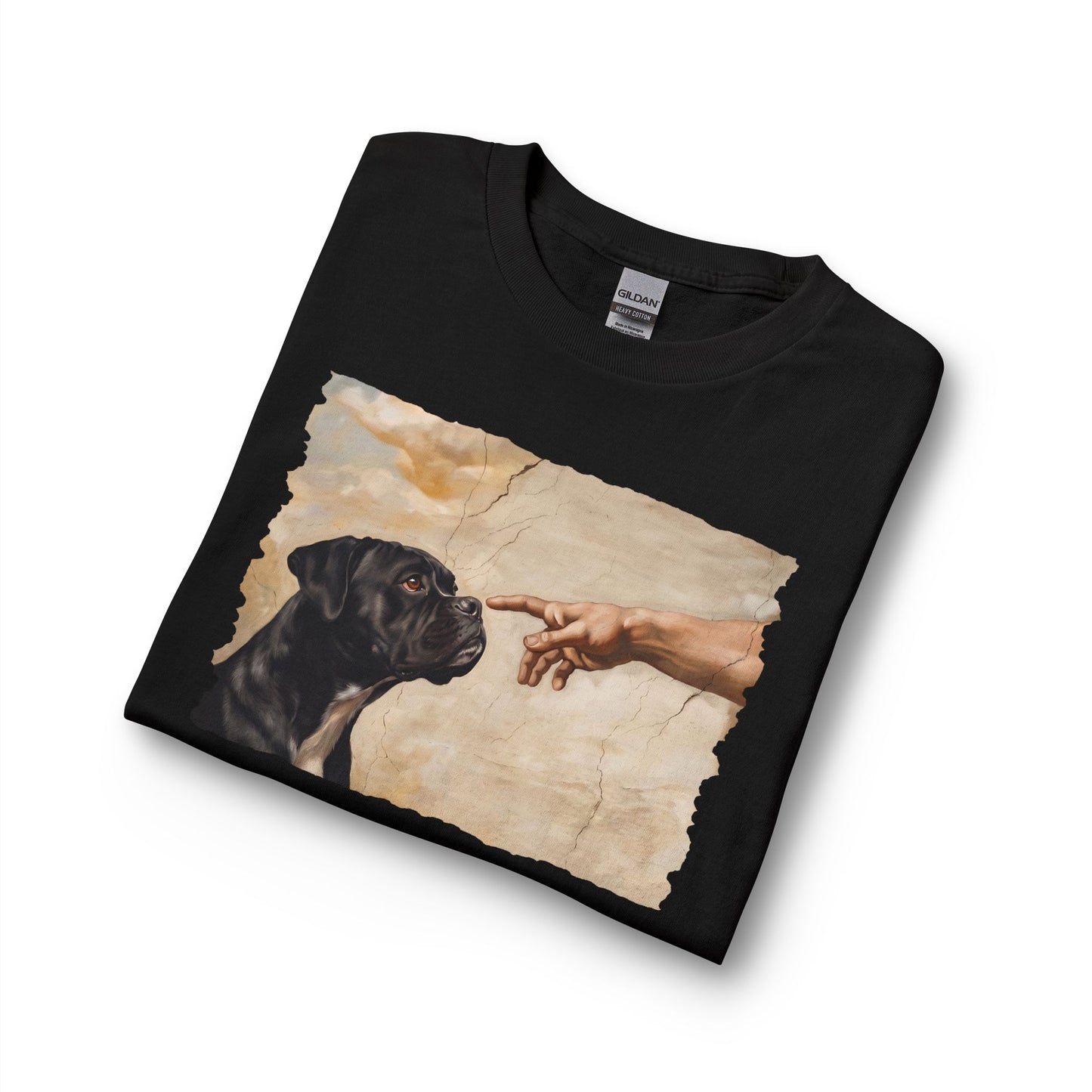 God Creates Black Boxer Long Sleeve