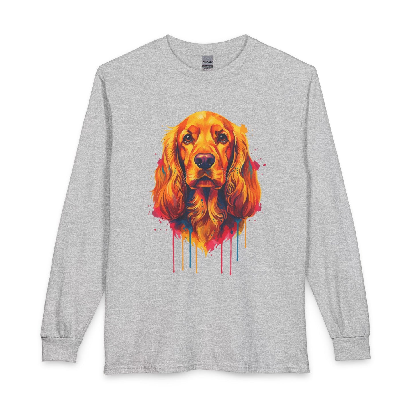 Cocker Spaniel Painting Long Sleeve