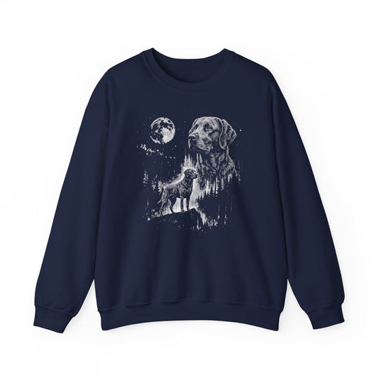 Chesapeake Bay Retriever Moonlight Crewneck Sweatshirt