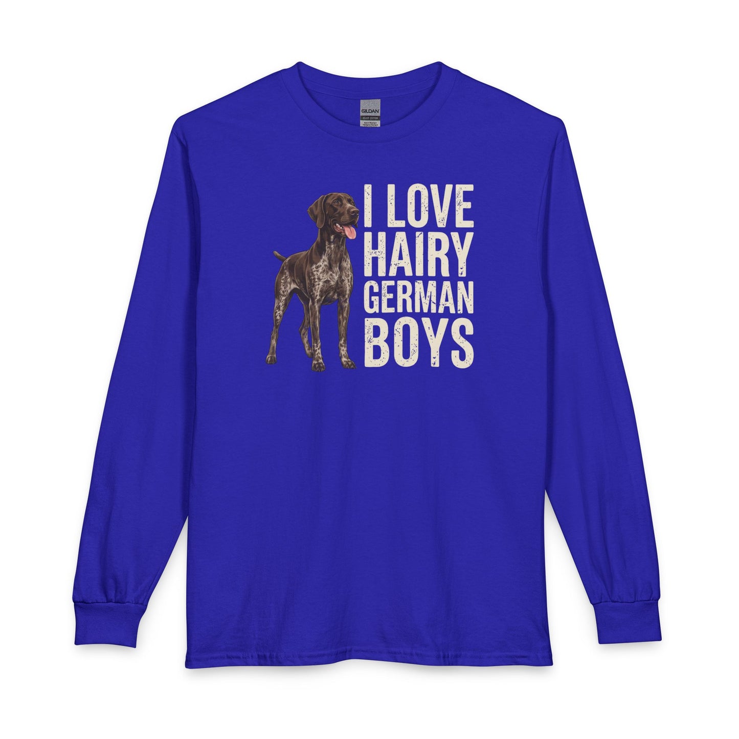 German Shorthaired Pointer Hairy Boys Long Sleeve