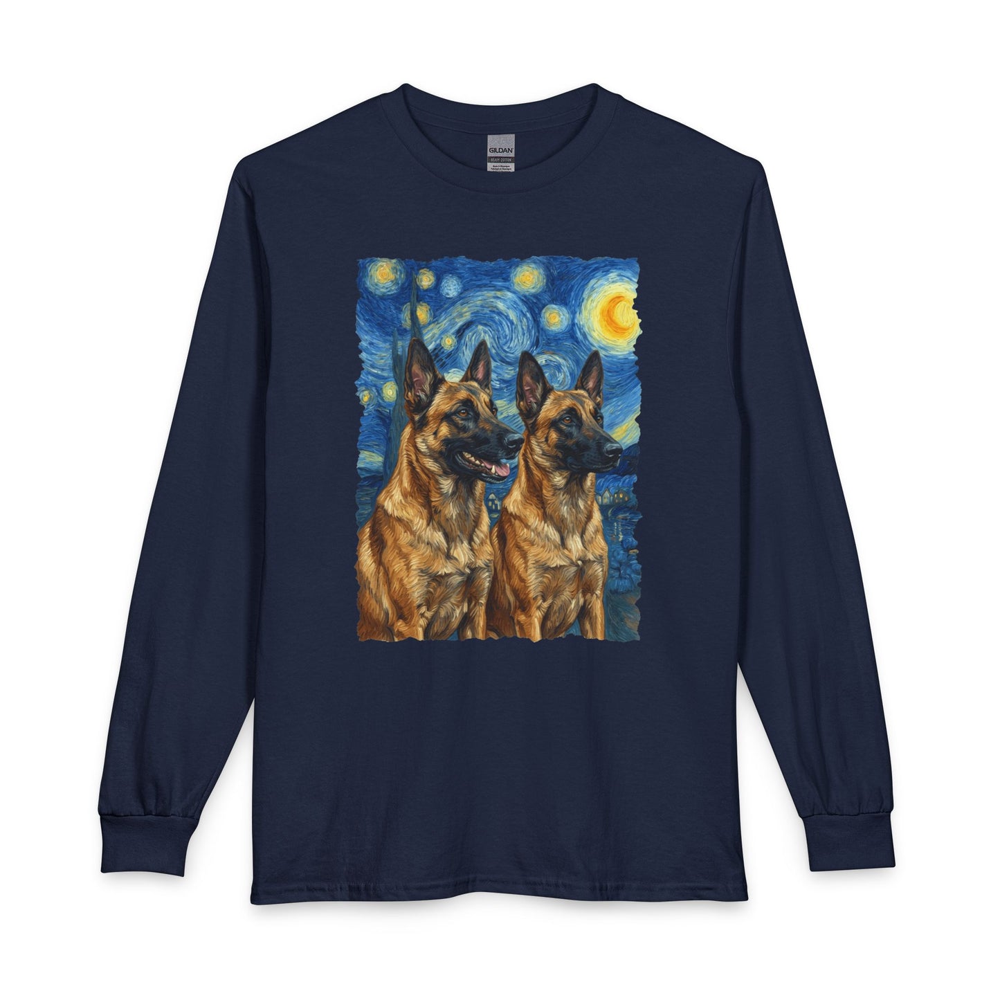 Belgian Malinois Van Gogh Long Sleeve