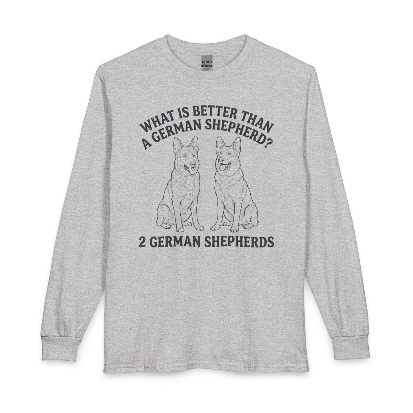 2 German Shepherds Long Sleeve