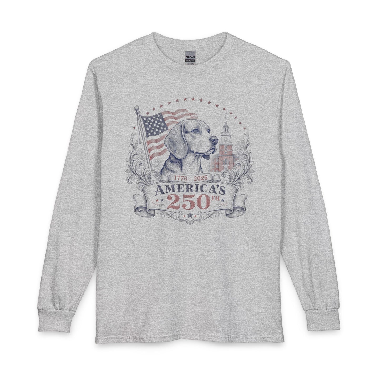 250 Years USA Beagle Long Sleeve