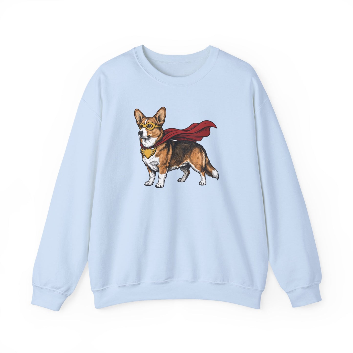 Cardigan Welsh Corgi Sable Superhero Crewneck Sweatshirt
