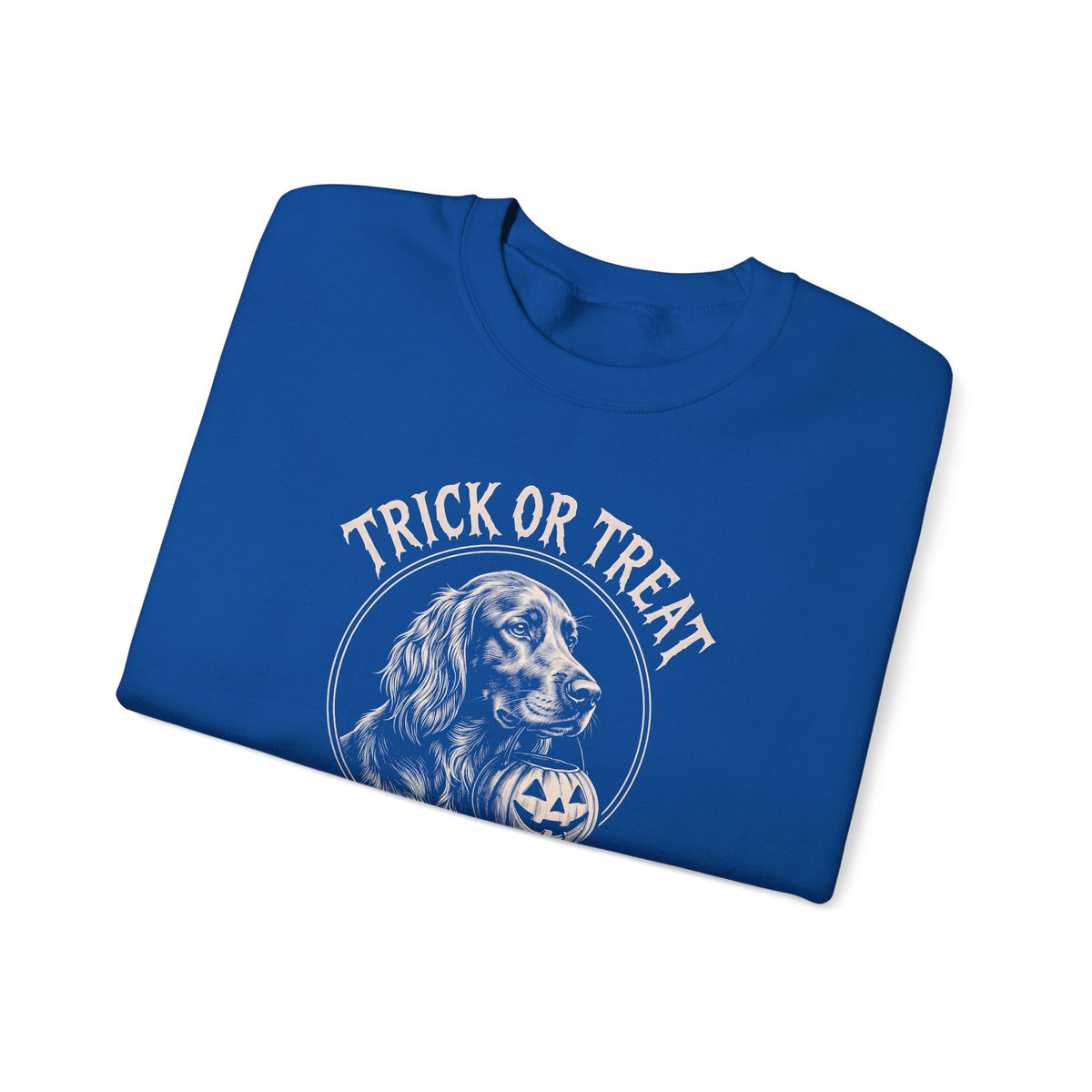 Irish Setter Trick Or Treat Crewneck Sweatshirt