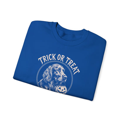 Irish Setter Trick Or Treat Crewneck Sweatshirt