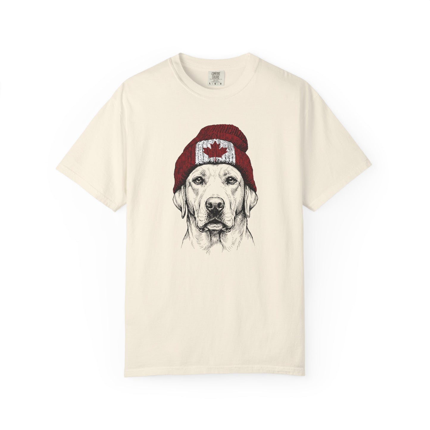 Labrador Canado Beanie Premium Tee