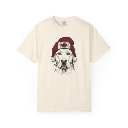 Labrador Canado Beanie Premium Tee