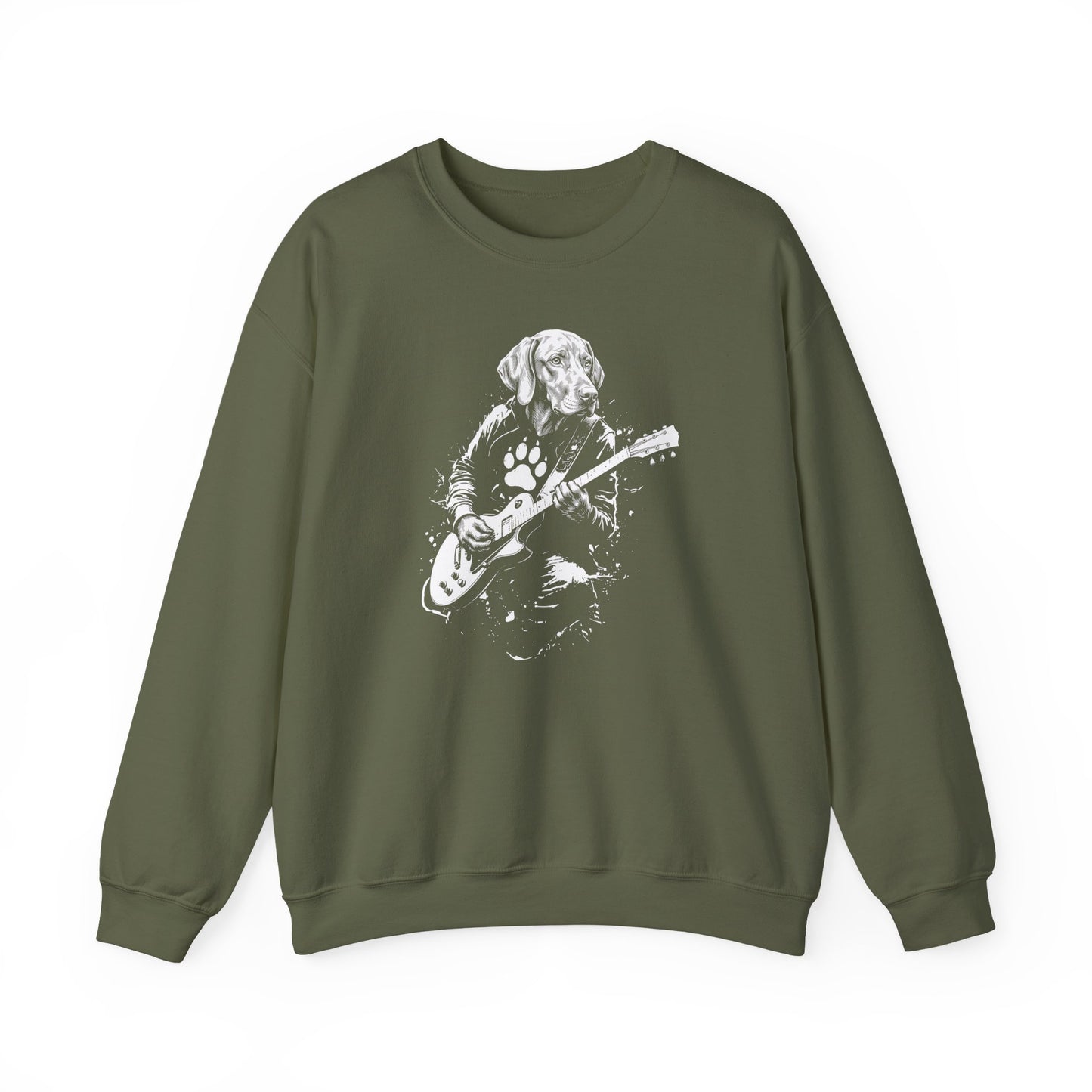 Vizsla Guitar Crewneck Sweatshirt