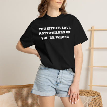 Love Rottweilers Premium Tee