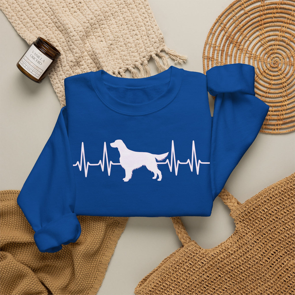 Irish Setter Heartbeat Crewneck Sweatshirt