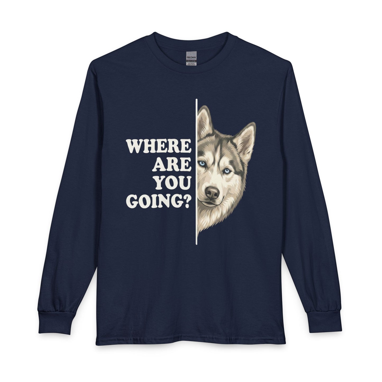 Siberian Husky Alert Long Sleeve