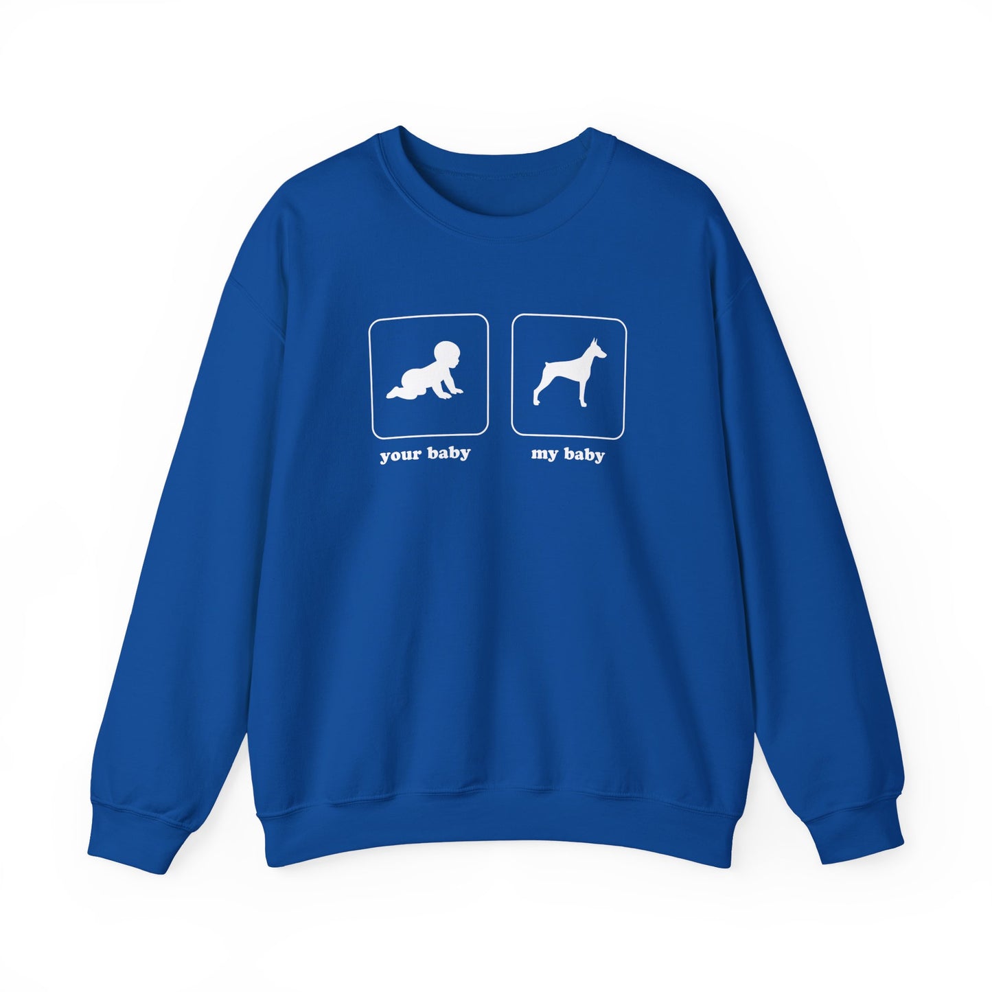 Doberman Baby Crewneck Sweatshirt