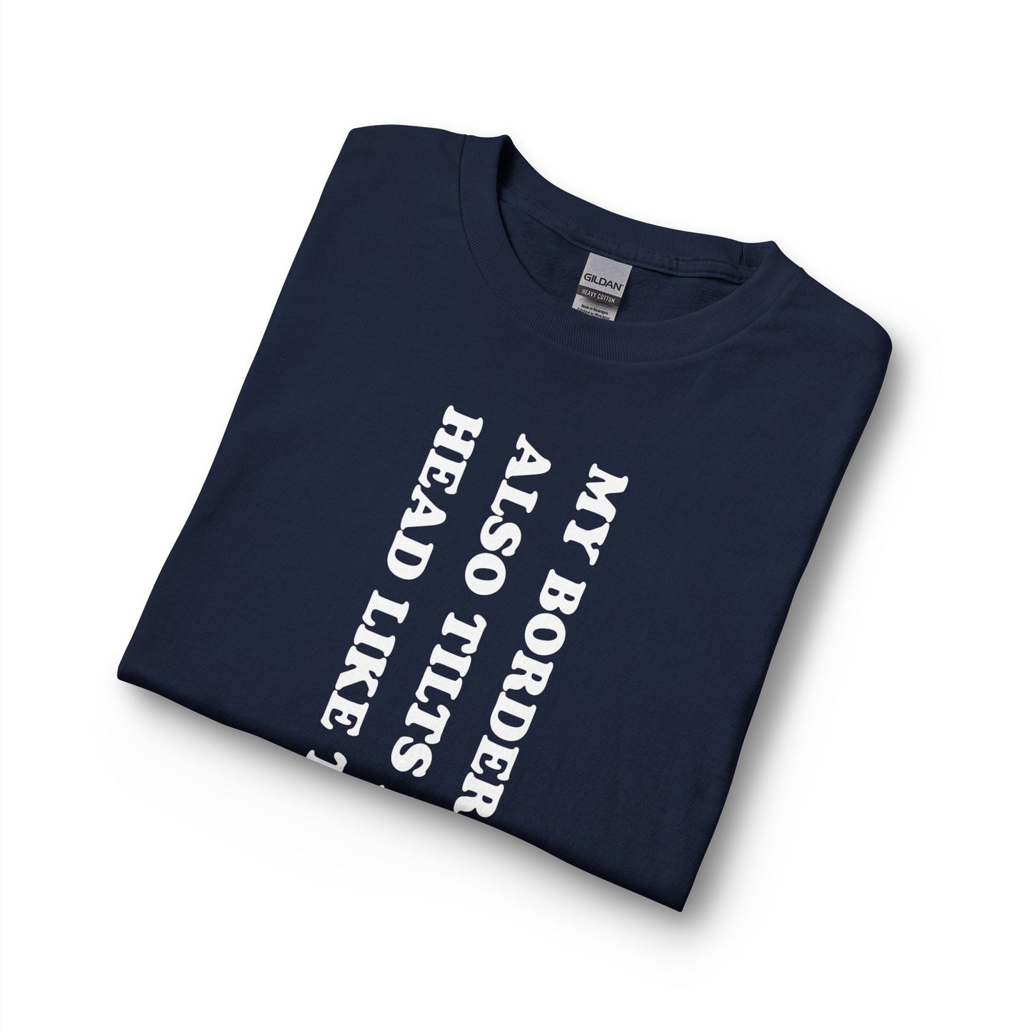 Border Collie Tilt His Head Long Sleeve