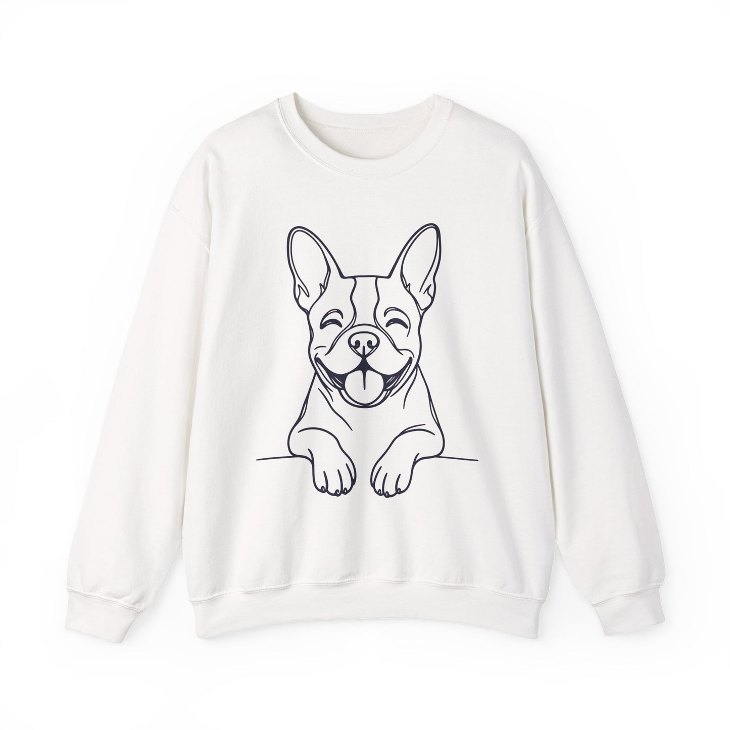 Boston Terrier Lineart Crewneck Sweatshirt