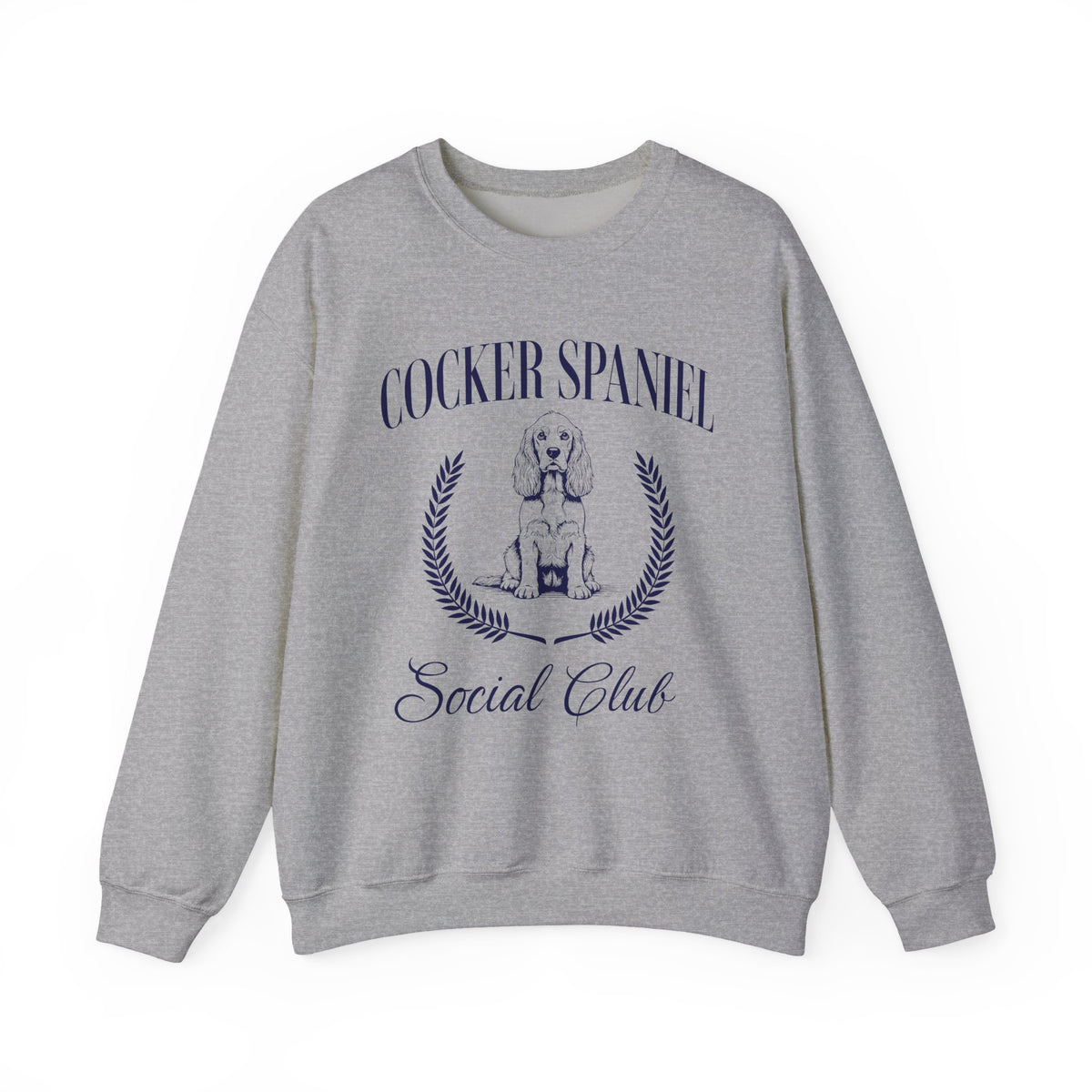 Cocker Spaniel Social Club Crewneck Sweatshirt