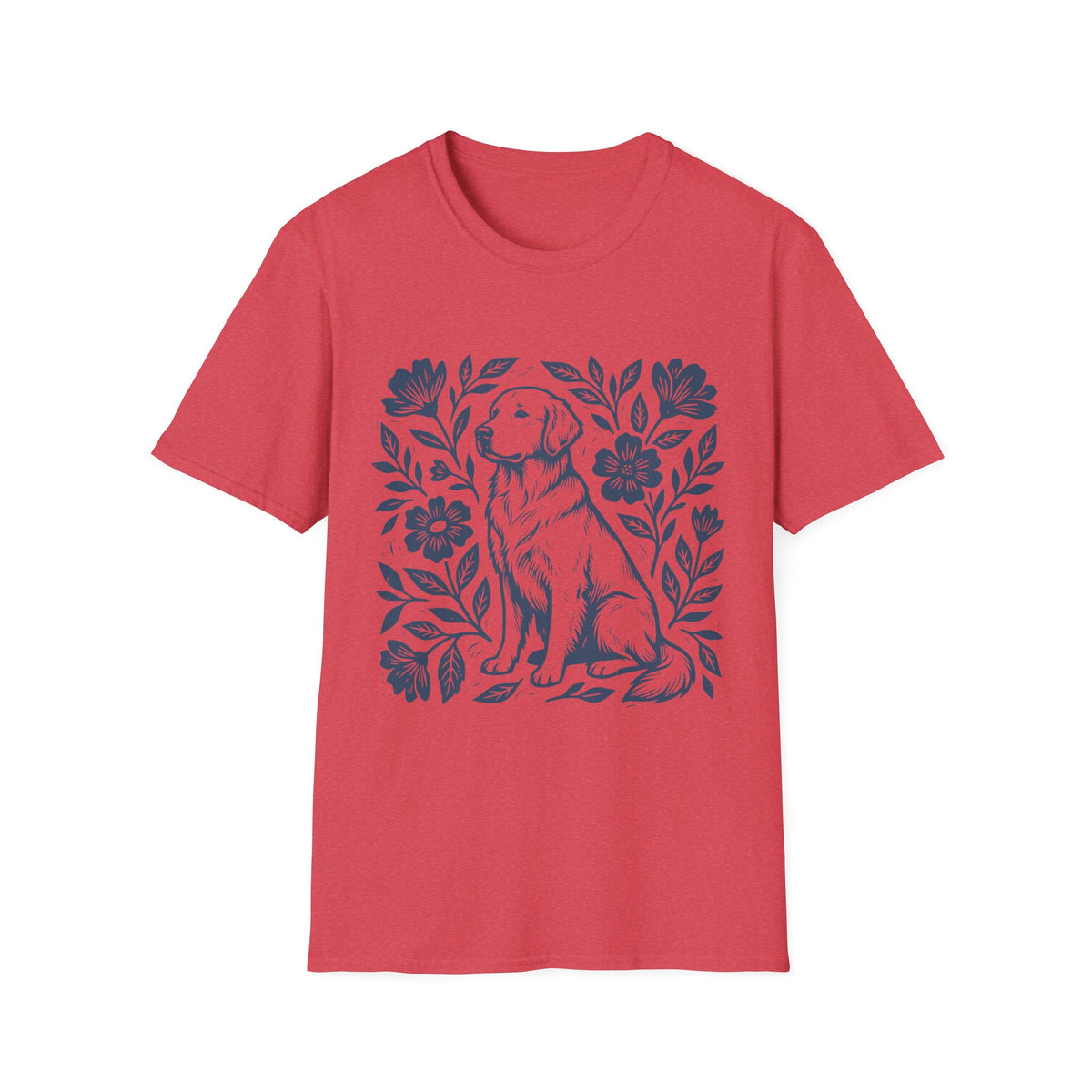 Golden Retriever Linocut