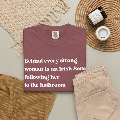 Irish Setter Strong Woman Premium Tee