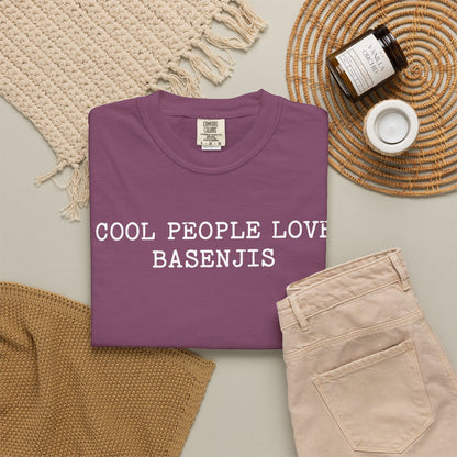Cool People Love Basenjis Premium Tee