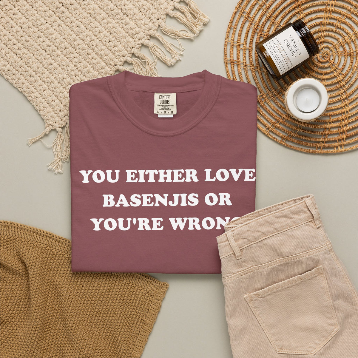 Love Basenji Premium Tee