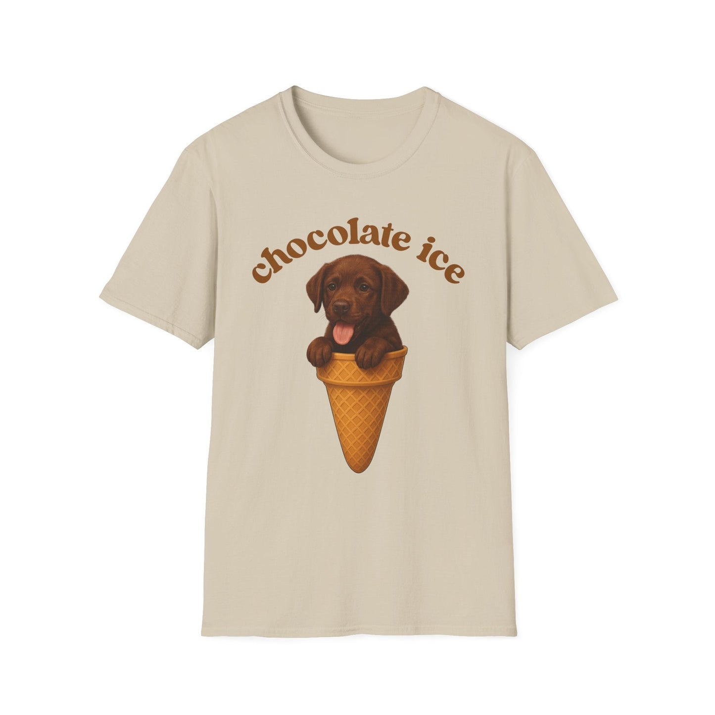 Chocolate Ice Labrador Puppy Sand