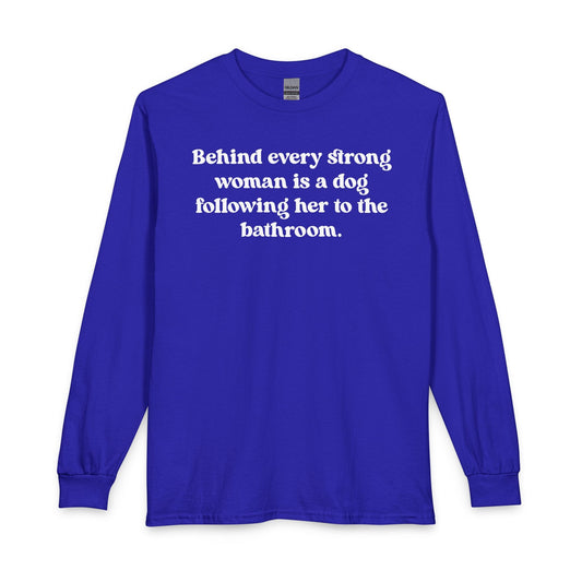 Strong Dog Woman Long Sleeve Royal