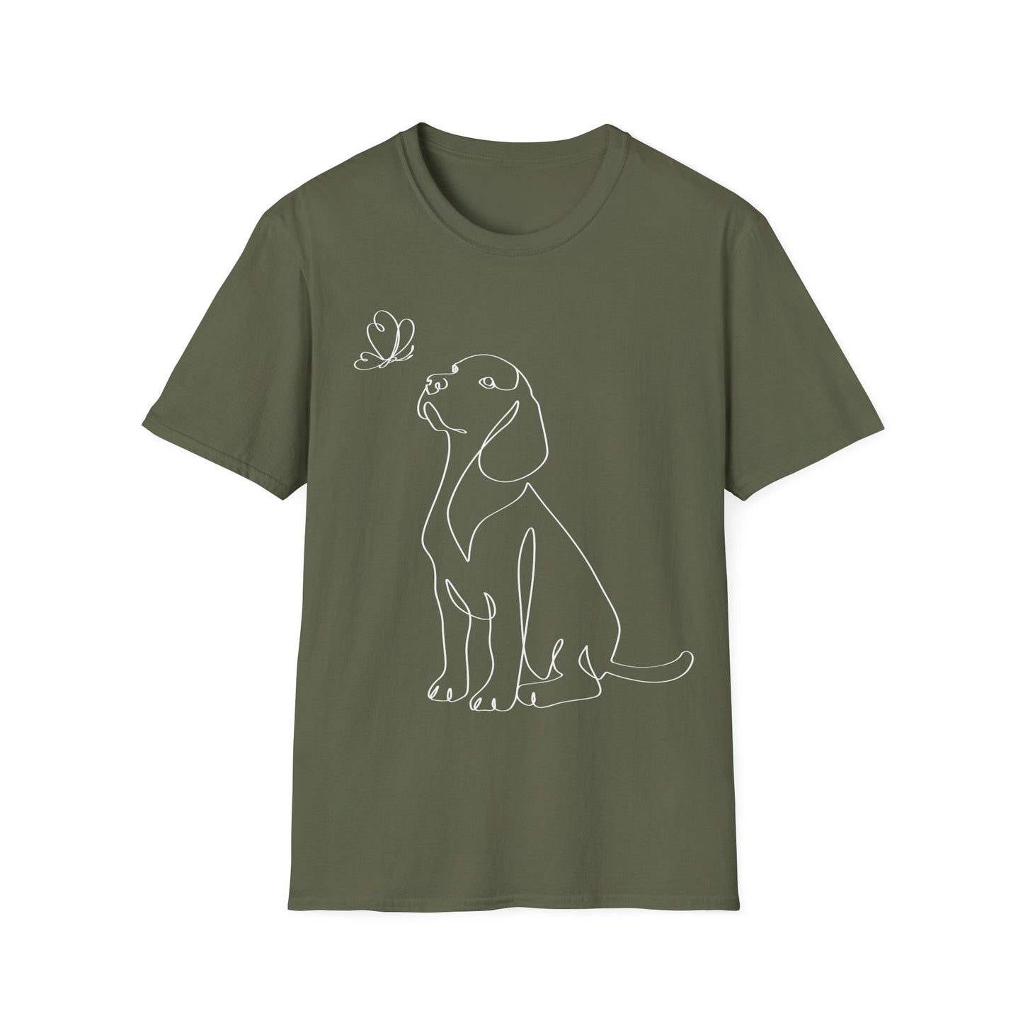 Cute Labrador Line Art Tee