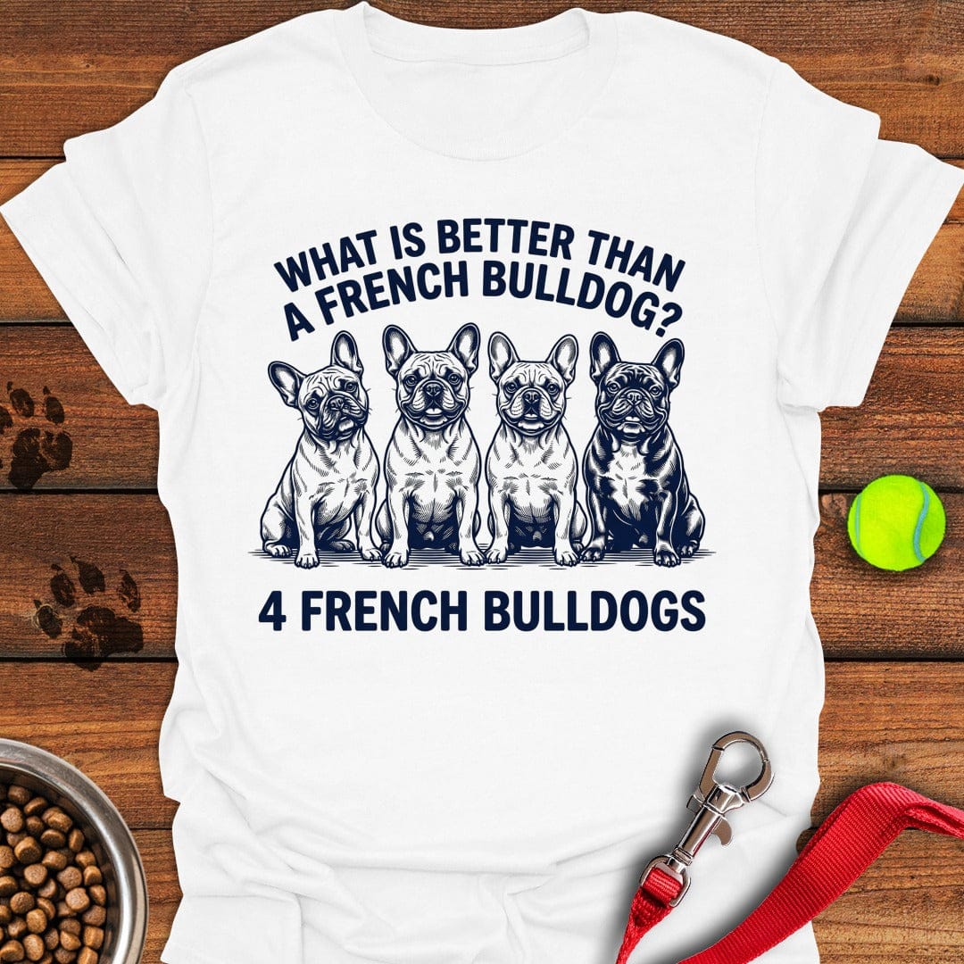 4 French Bulldog White