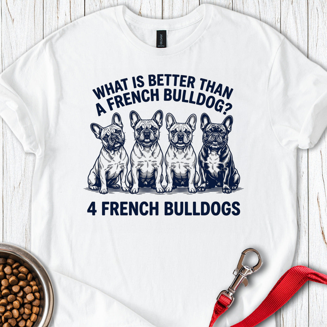 4 French Bulldog White