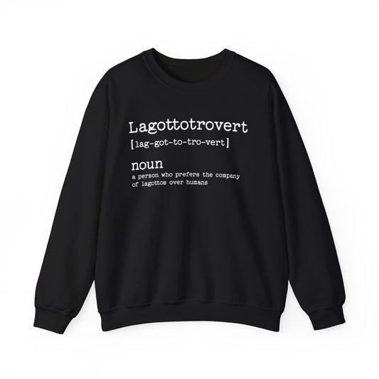 Lagotto Lagottotrovert Crewneck Sweatshirt Black