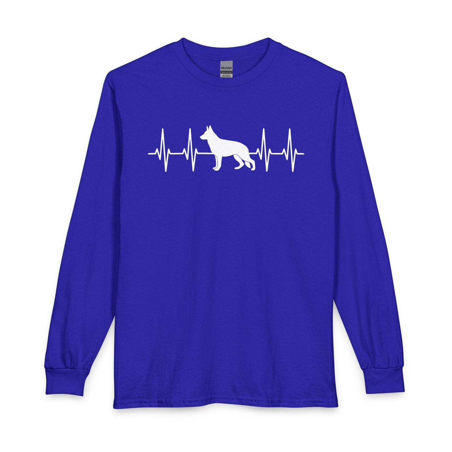 German Shepherd Heartbeat Long Sleeve