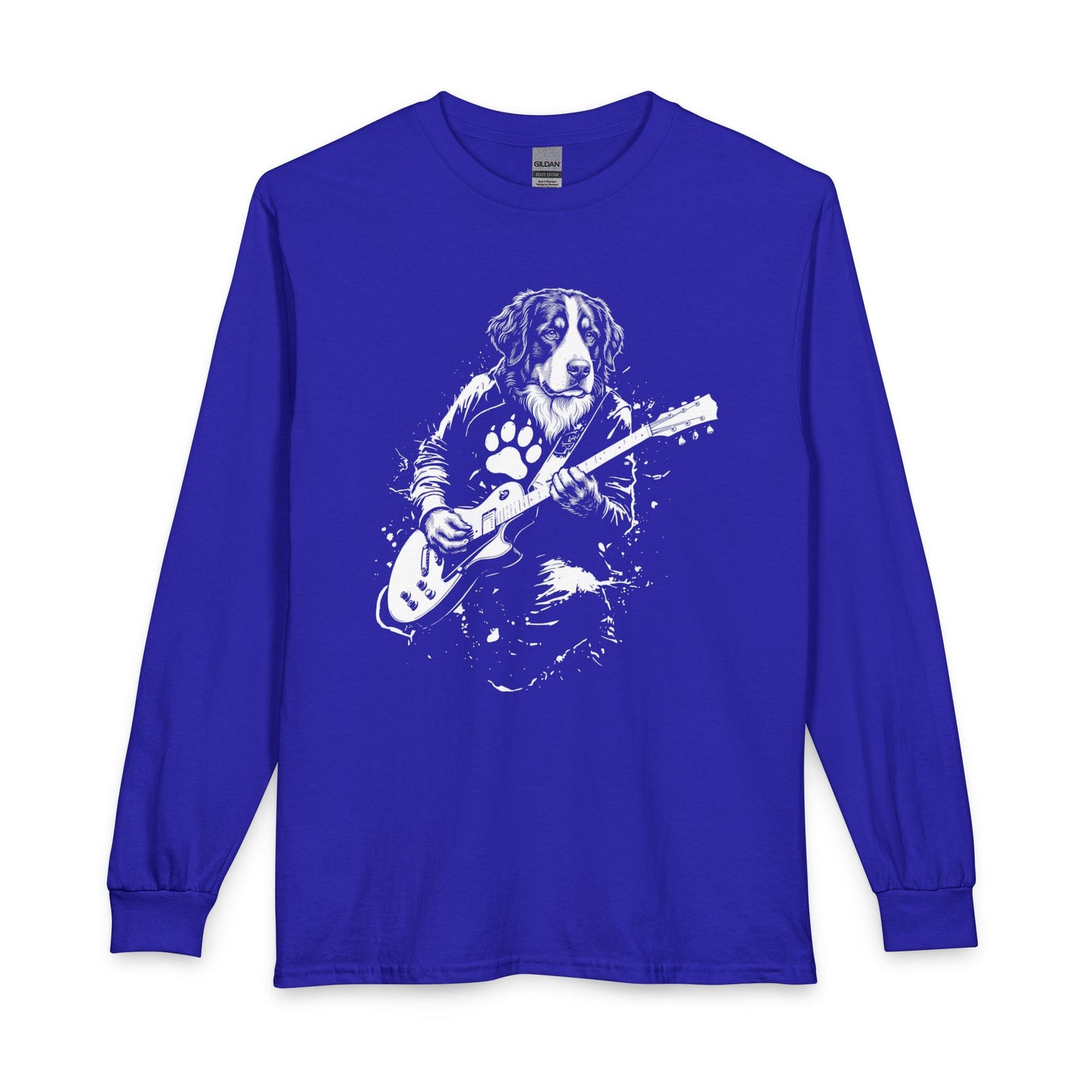 Bernese Mountain Dog Guitar Long Sleeve