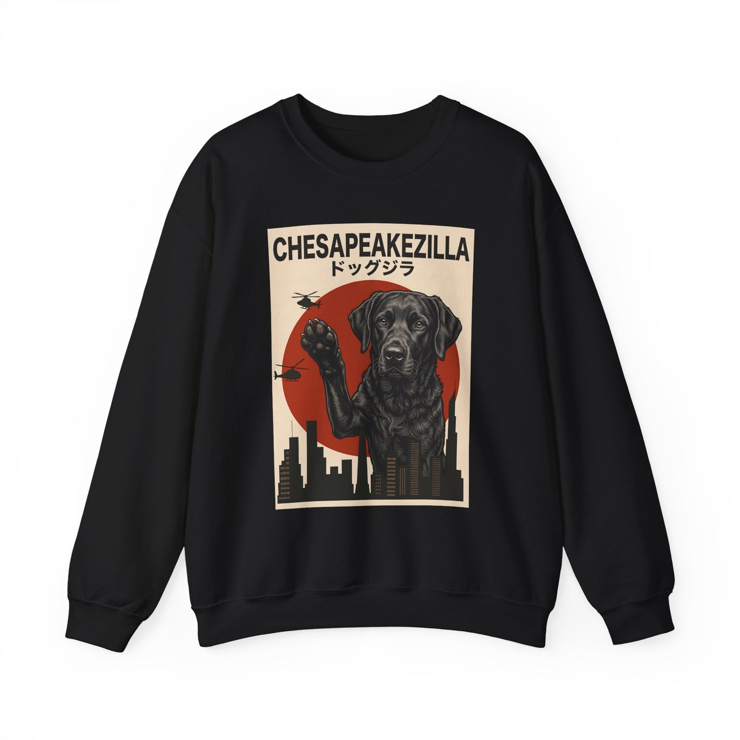 Chesapeake Bay Retriever Chesapeakezilla Crewneck Sweatshirt