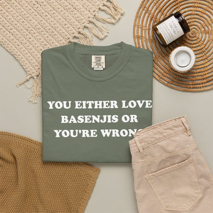 Love Basenji Premium Tee