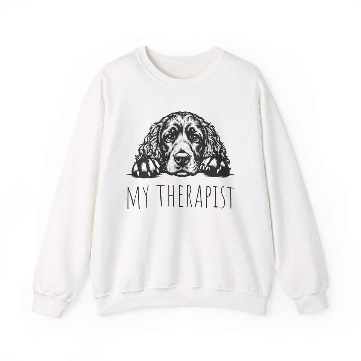 My Therapist Cocker Spaniel Crewneck Sweatshirt