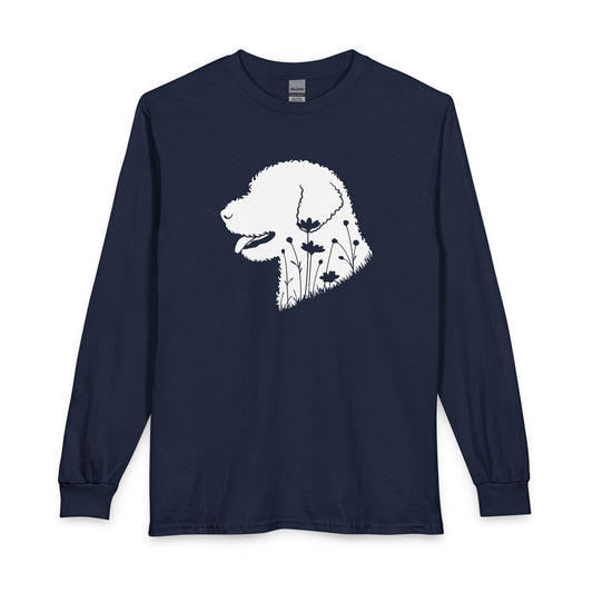 Lagotto Flowers Long Sleeve Navy