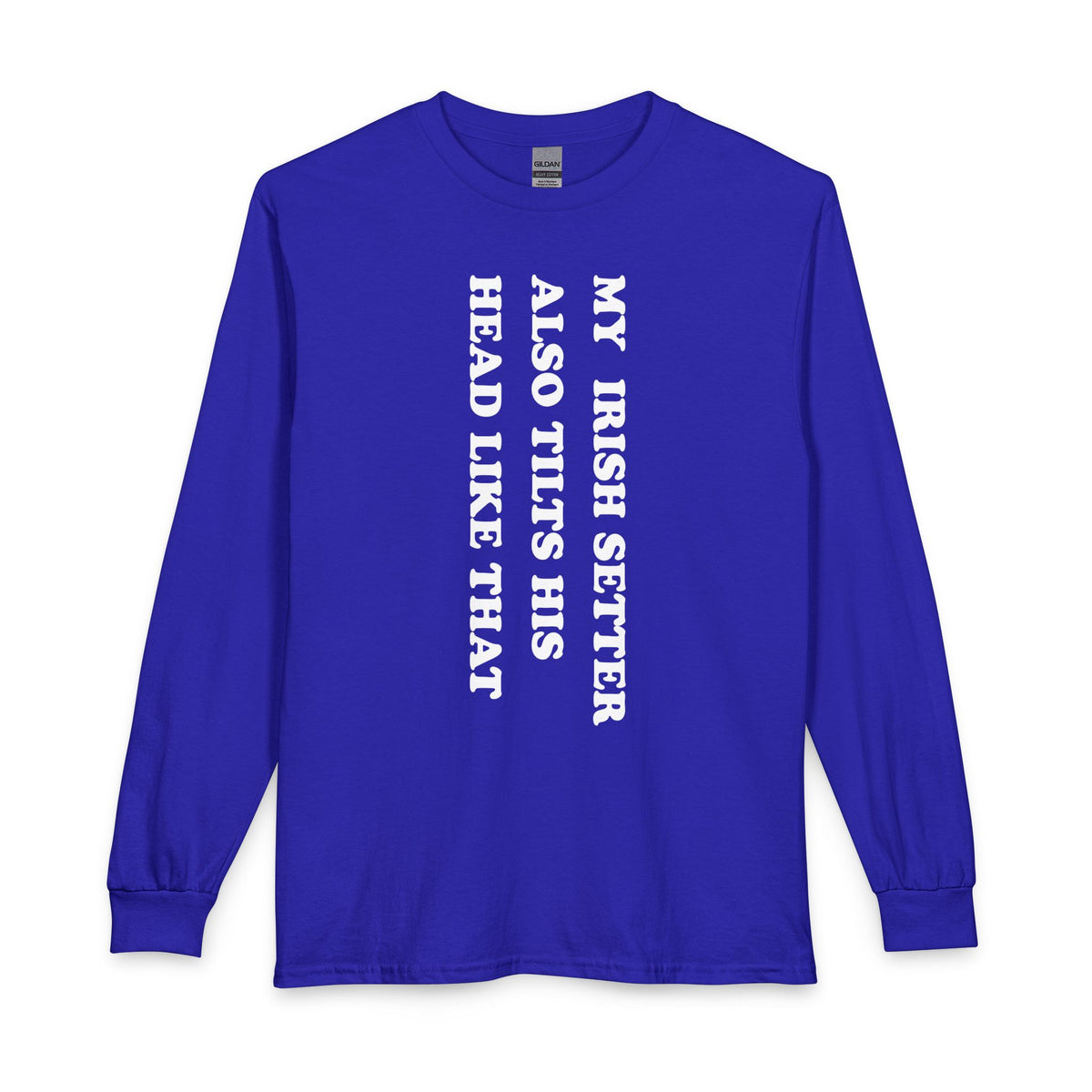 Irish Setter Tilts His Head Long Sleeve