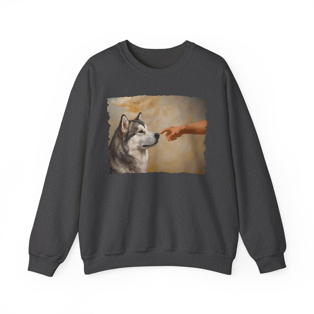 Alaskan Malamute Creation Crewneck Sweatshirt