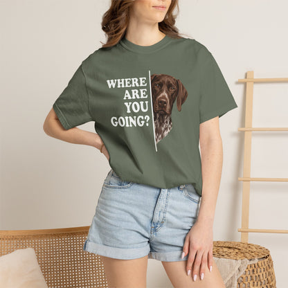 German Shorthaired Pointer Followning Premium Tee