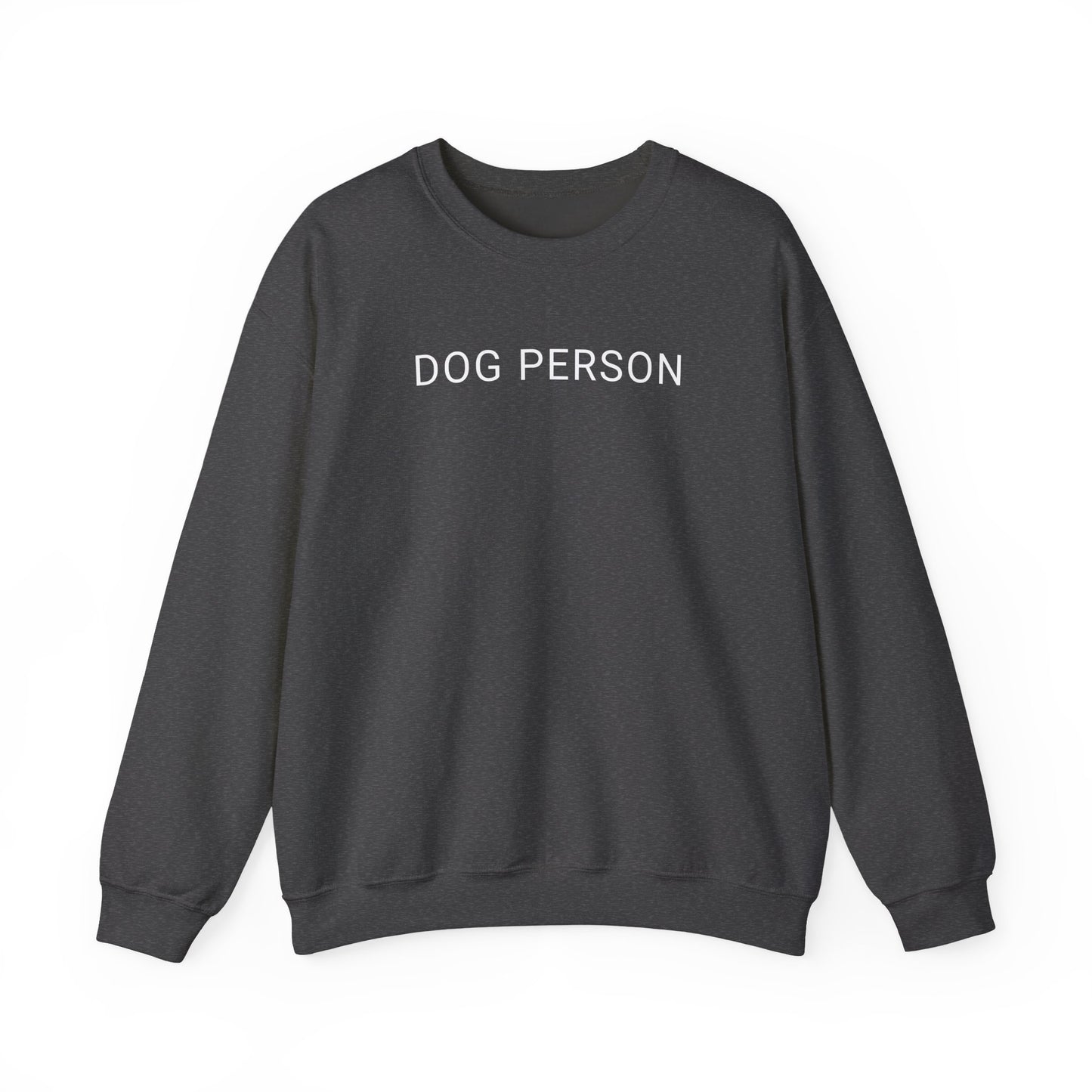 Dog Person Crewneck Sweatshirt Dark Heather