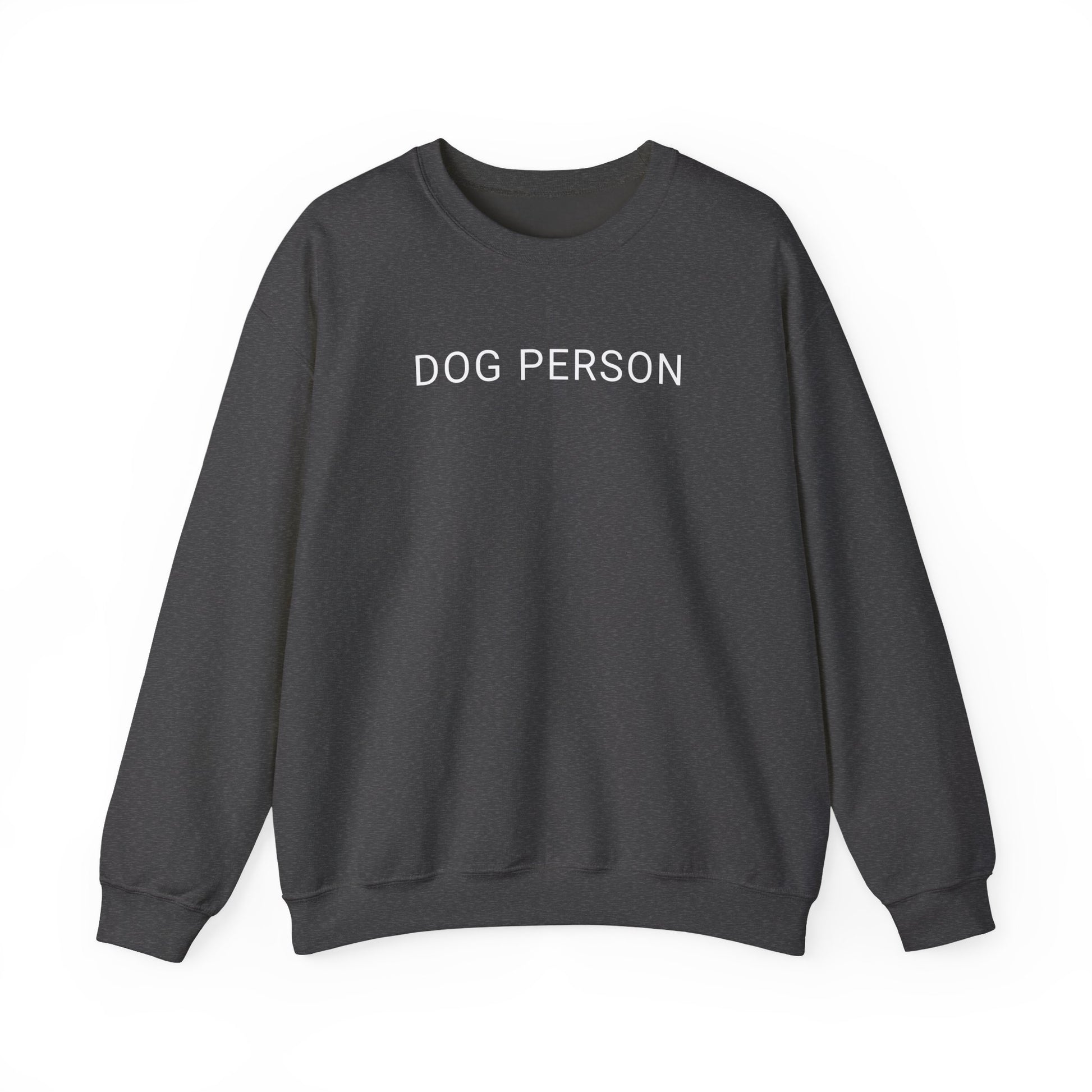 Dog Person Crewneck Sweatshirt Dark Heather