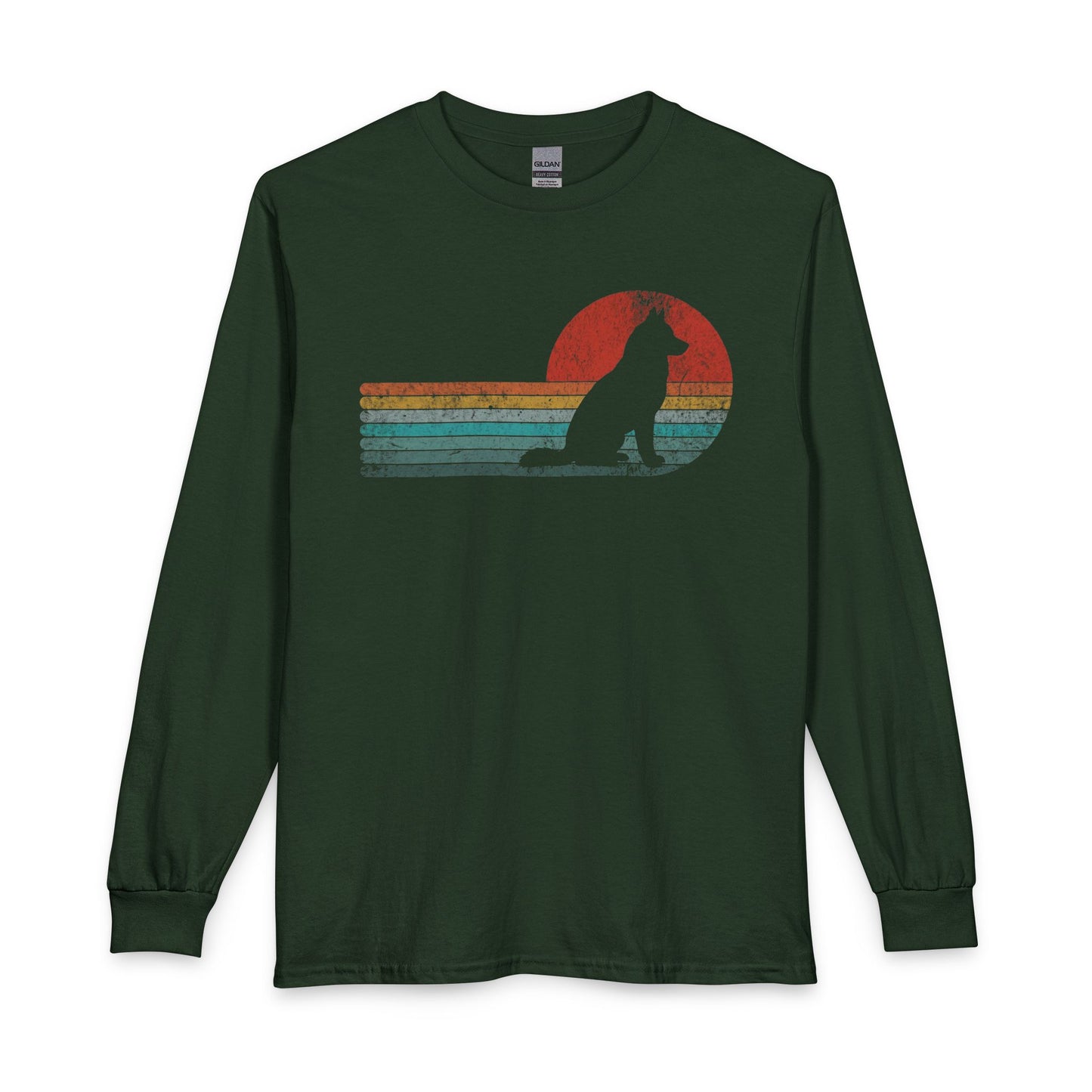 Retro Husky Long Sleeve