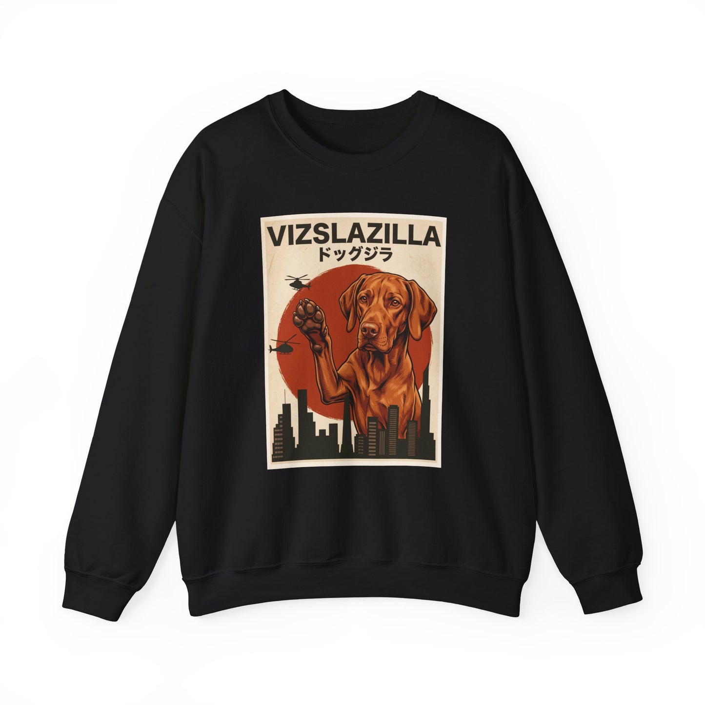 Vizsla Vizslazilla Crewneck Sweatshirt