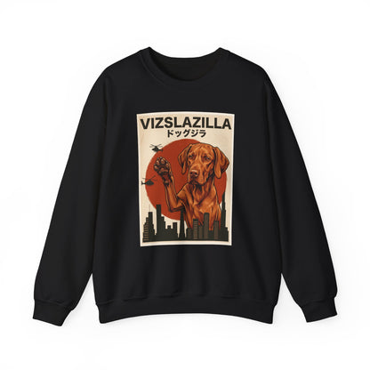 Vizsla Vizslazilla Crewneck Sweatshirt