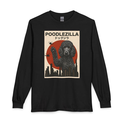 Standard Poodle Poodlezilla Black Long Sleeve
